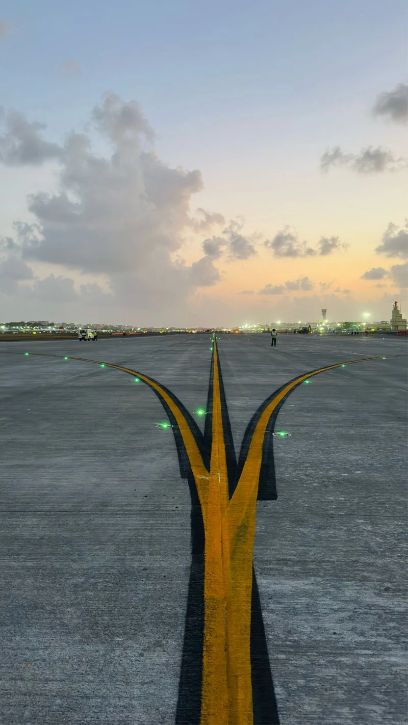 Balajee airport taxiway construction project
