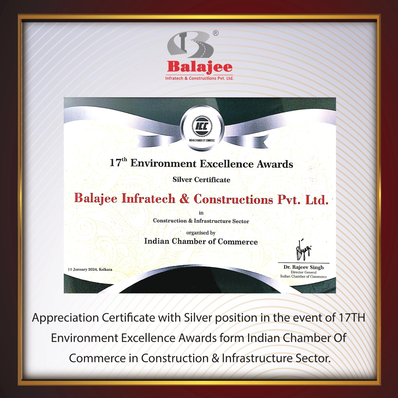 Environment Excellence — Silver Recognition
