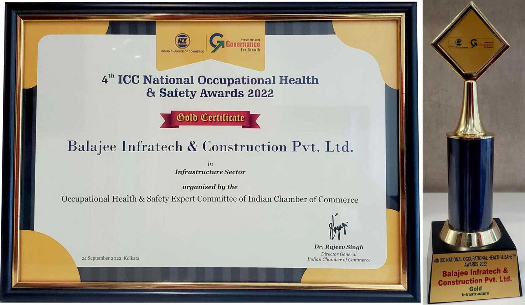 Occupational Health & Safety — Gold Certificate