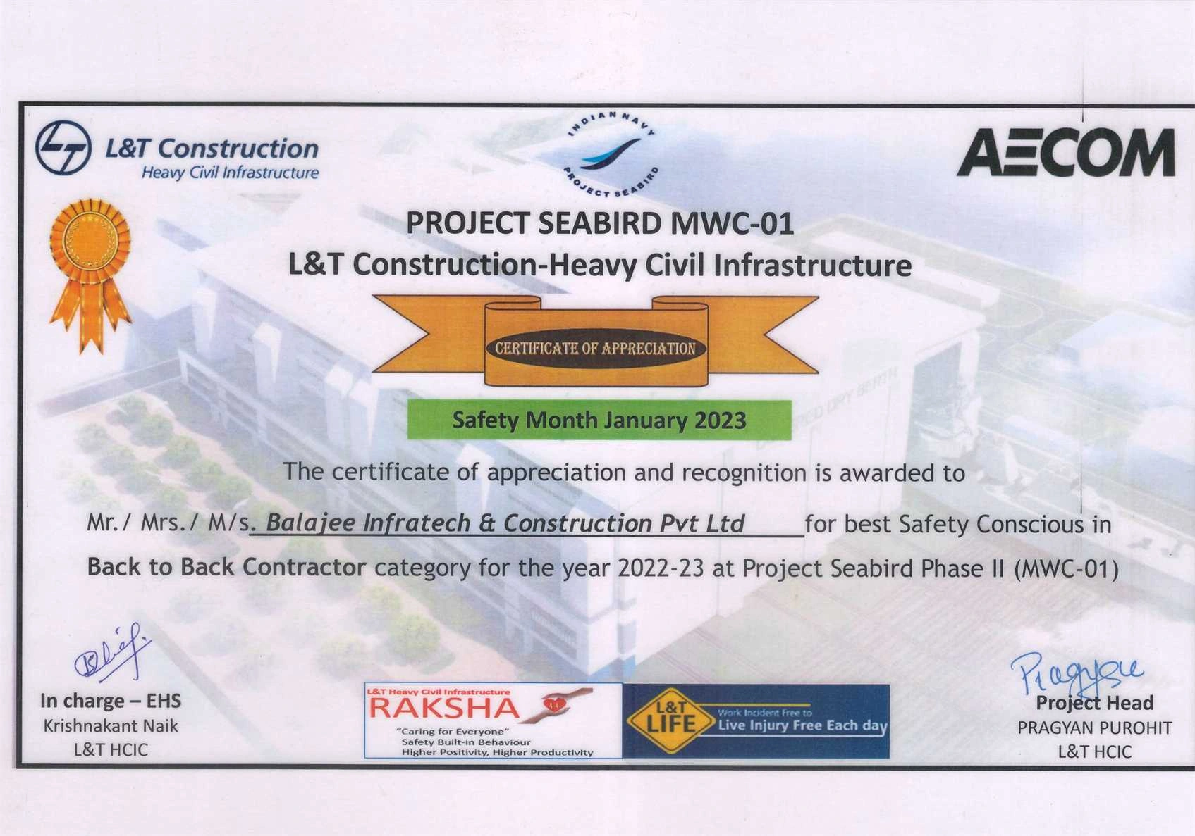 Project Seabird — Safety Appreciation