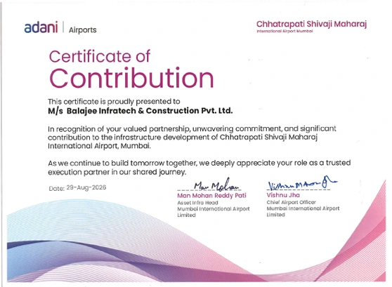 Certificate of Contribution
