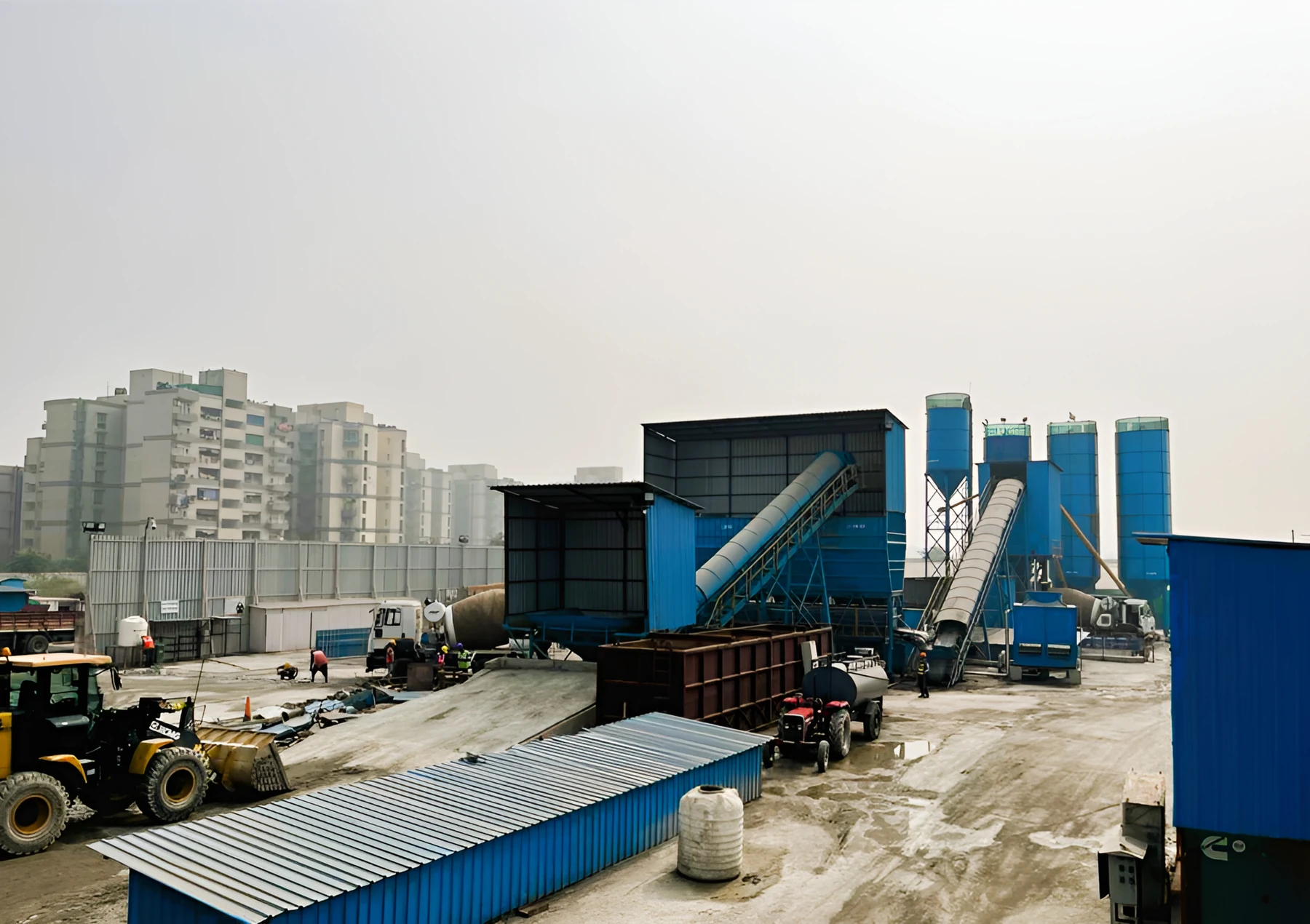 Balajee ready mix concrete facility in India